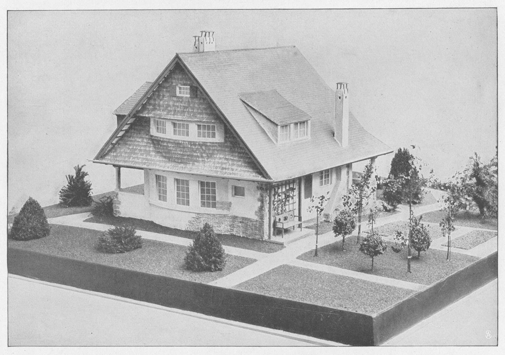 Model "Home A Dream on Lake Constance" around 1907