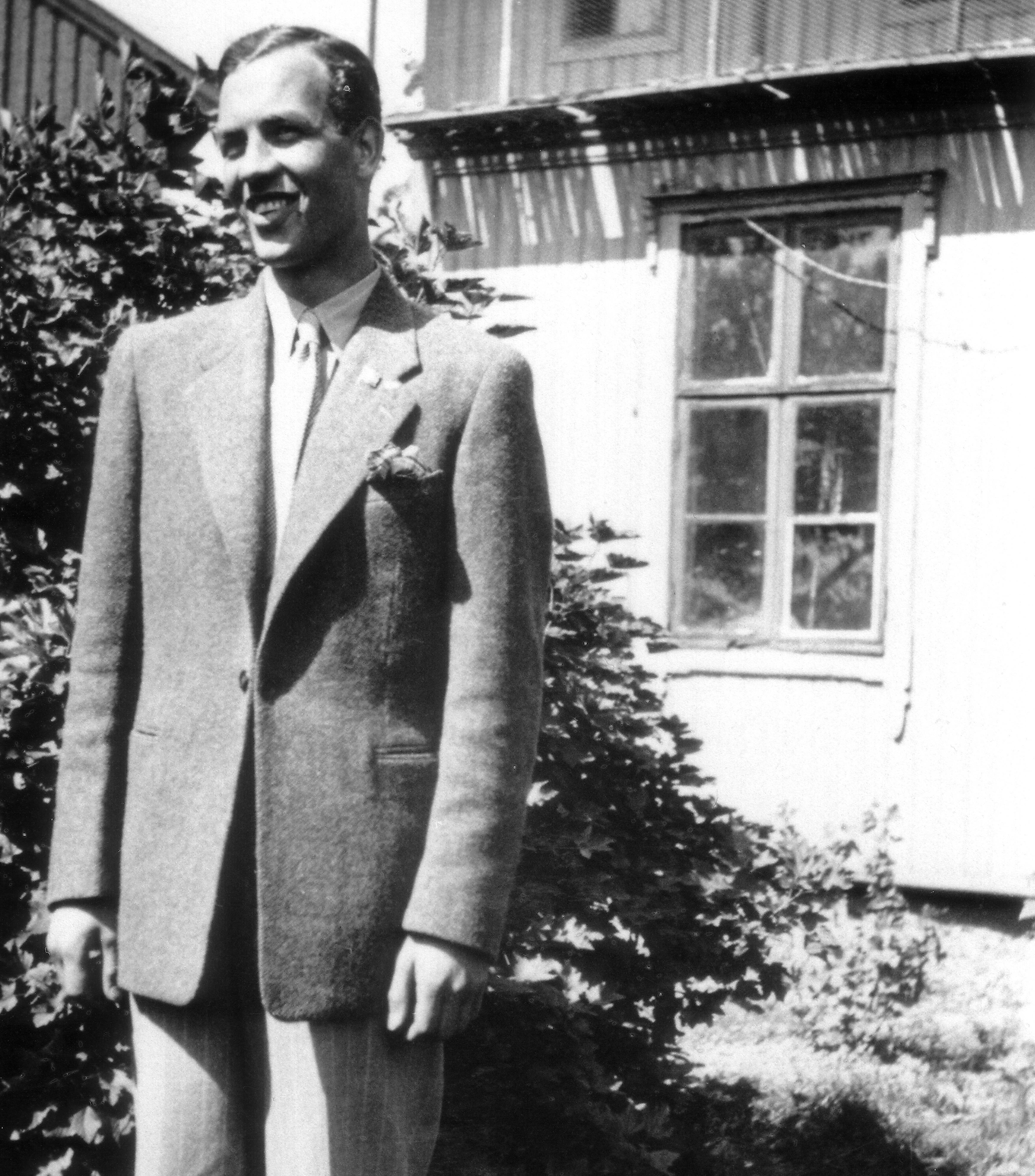 Sigurd Syversen dans sa Norvège natale à l'automne 1945.