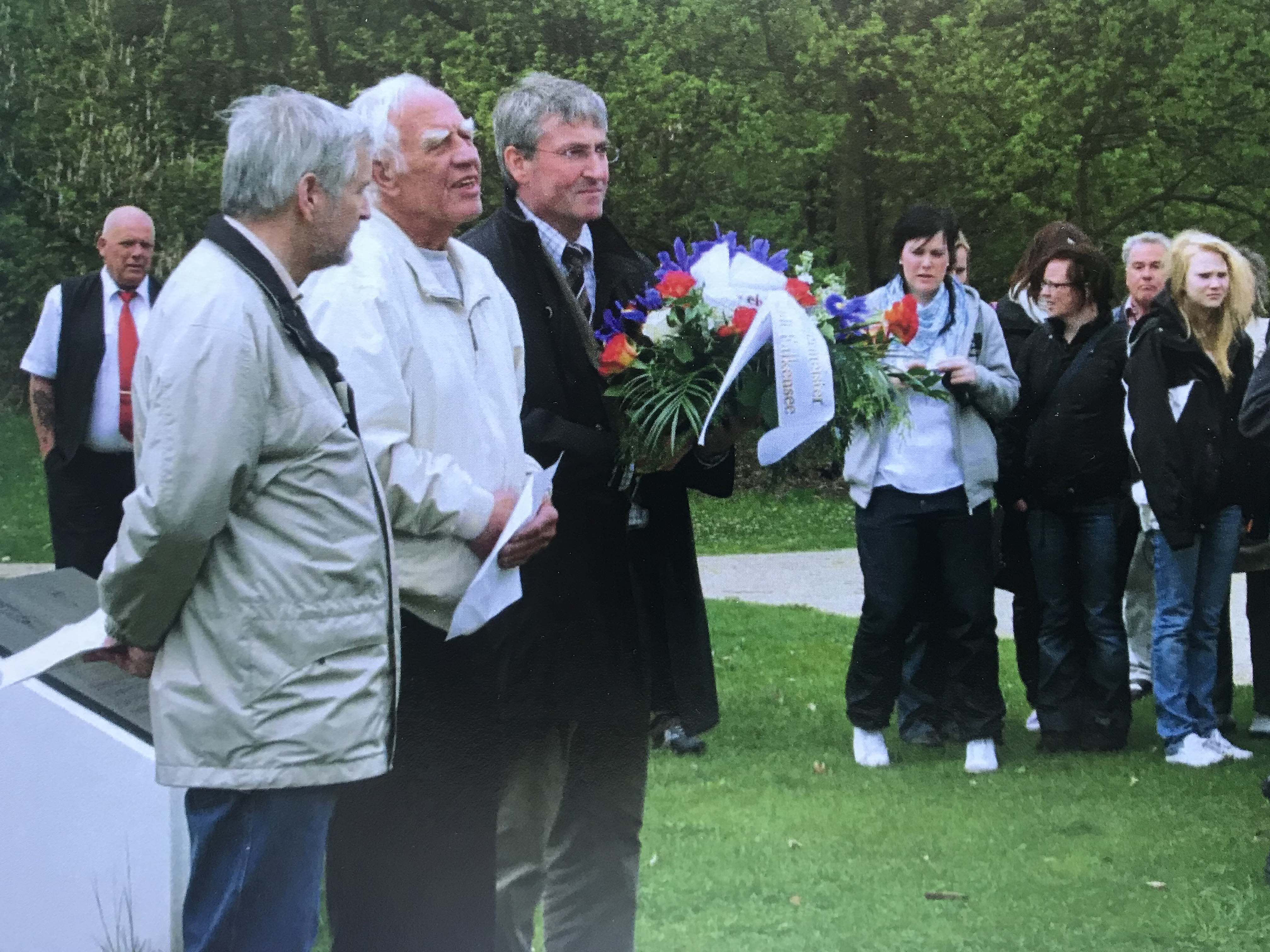 Sigurd Syversen avec Klaus Woinar et Heiko Müller